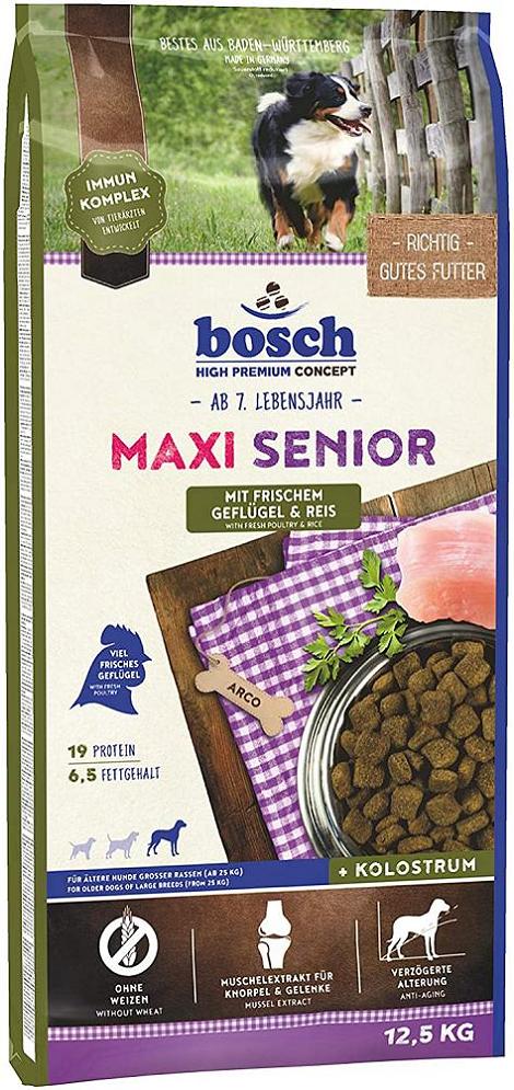 Bosch Maxi Senior корм для собак крупных пород старше 7 лет, 12,5 кг